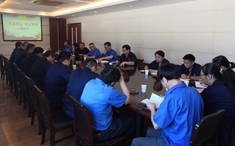 緊密結(jié)合企業(yè)實際，深入開展  第二批“不忘初心，牢記使命”主題教育活動